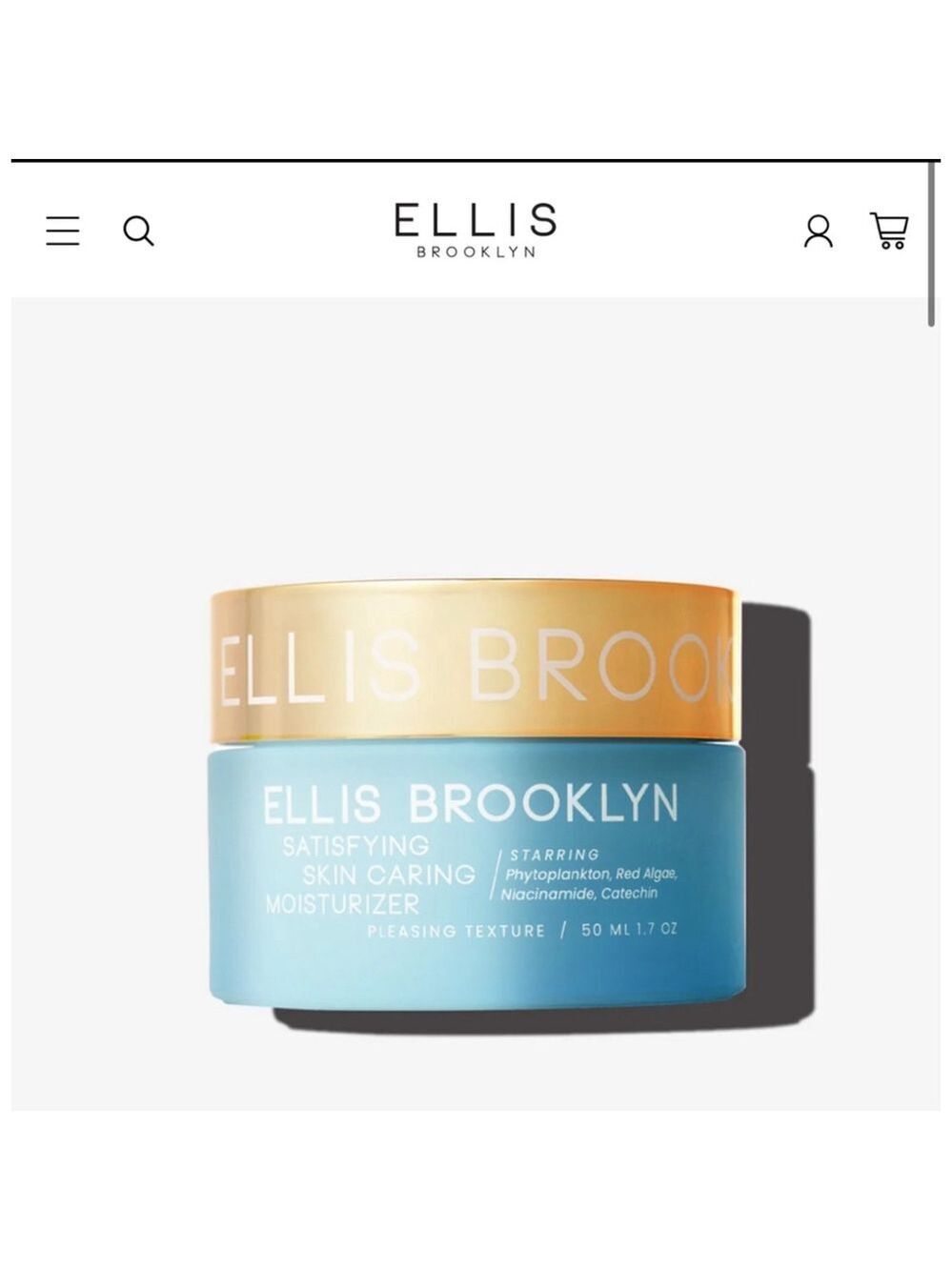 Ellis Brooklyn Satisfying Skin Caring Moisturizer - 1.7 oz